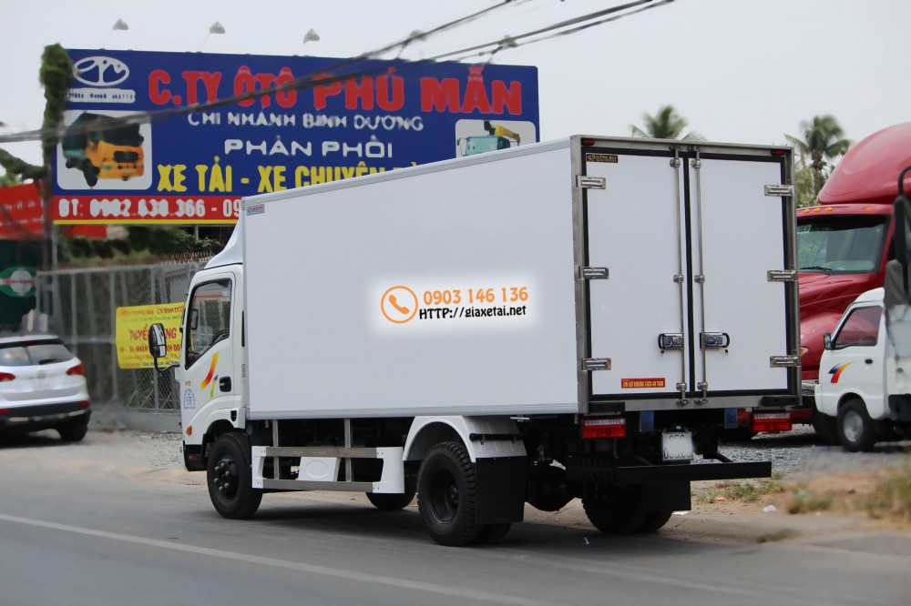 Xe tải veam 3.5 tấn vt350 thùng dài 4m9
