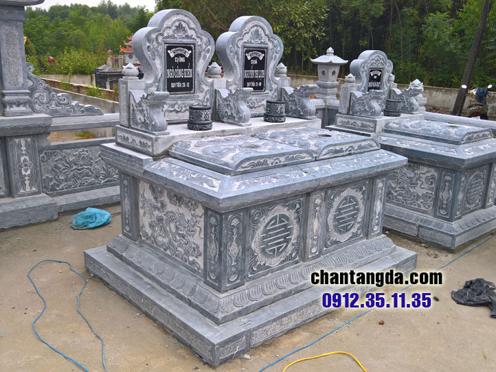 Mẫu mộ đá mới làng nghề đá mỹ nghệ Ninh Bình