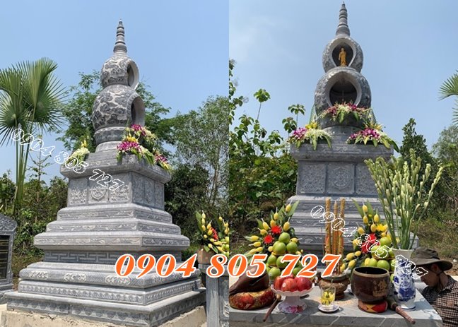 Mẫu mộ tháp đá để hài cốt bán ở Lâm Đồng