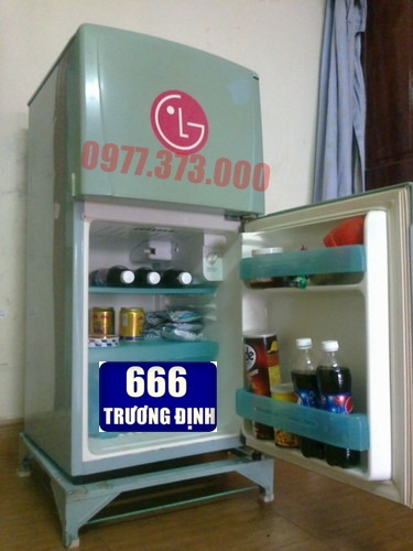 bán tủ lạnh 120 lít, không đóng tuyết, hiệu LG, mới 90% tại 666 Trương Định