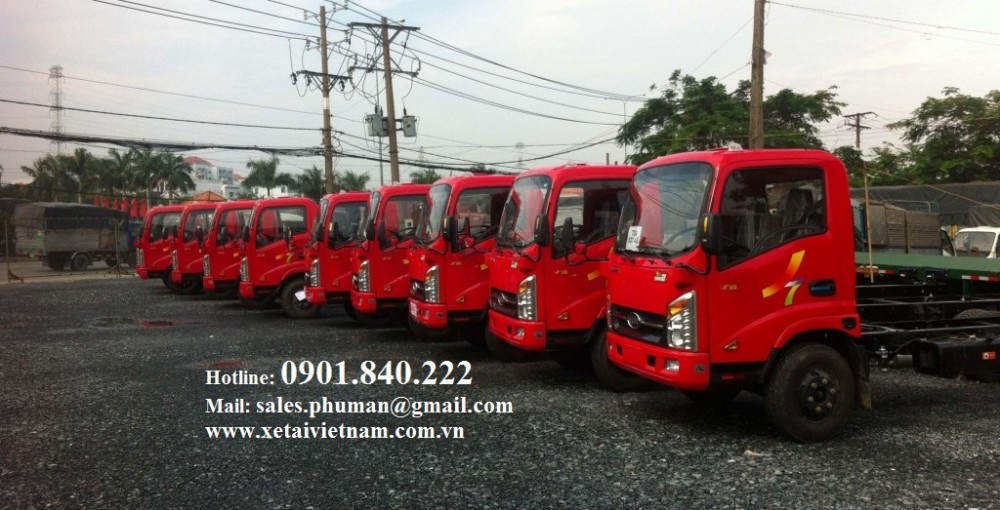 Chuyên bán xe tải Veam VT200 2 tấn; VT250 2.5 tấn giá tốt, khuyến mãi lớn