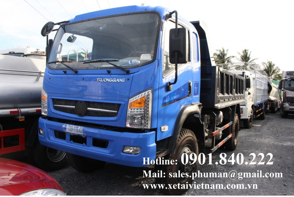 Công ty Phú Mẫn Bình Dương bán xe tải ben Dongfeng Trường Giang 8.1 tấn; 7.8 tấn; 14 tấn 3 chân 2