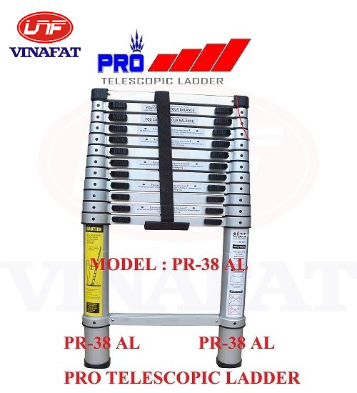Thang nhôm rút Pro Telescopic Ladder Pr-38AL mua hàng chính hãng ở đâu với giá rẻ nhất?