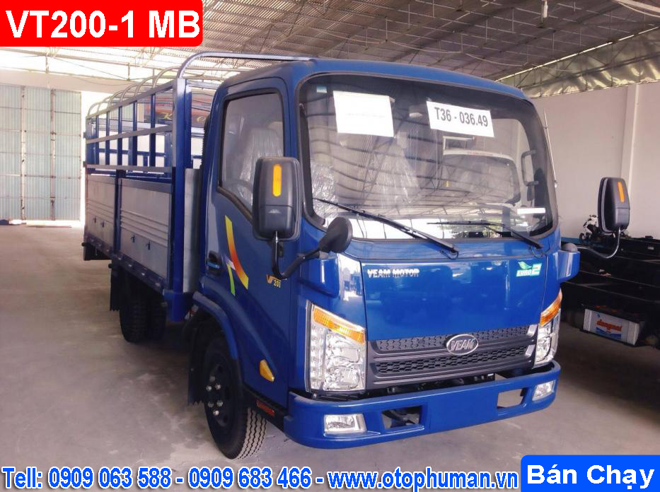 Địa chỉ bán Xe tải VEAM VT200-1 2 Tấn Thùng Mui Kín đời 2016 - Bán xe tải veam vt260