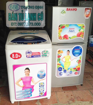 bán thanh lý tủ lạnh máy giặt cũ qua sử dụng, còn mới đẹp, có bảo hành 666 Trương Định