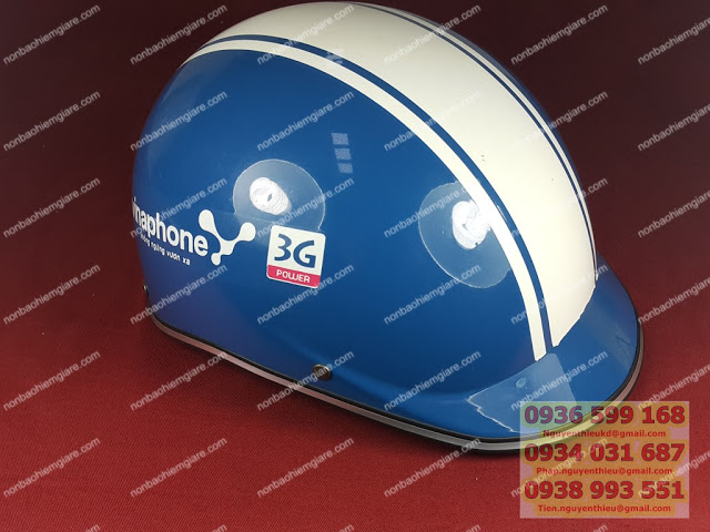 Sản xuất nón bảo hiểm quảng cáo giá rẻ, mũ bảo hiểm quảng cáo giá rẻ in logo,In mũ bảo hiểm quà tặng