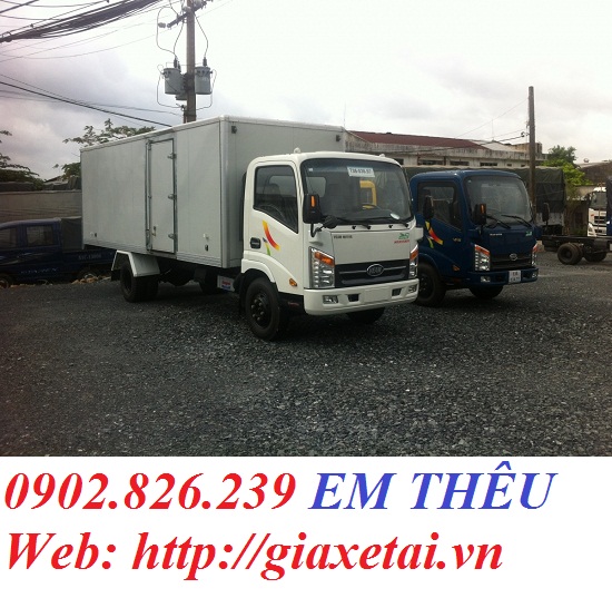 Bán xe tải Veam VT200-1 tải trọng 1.9 tấn thùng bạt giao ngay