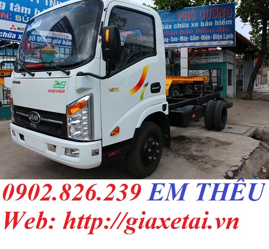 Xe tải Veam VT200 TK 2t thùng dài 4m4 chạy thành phố
