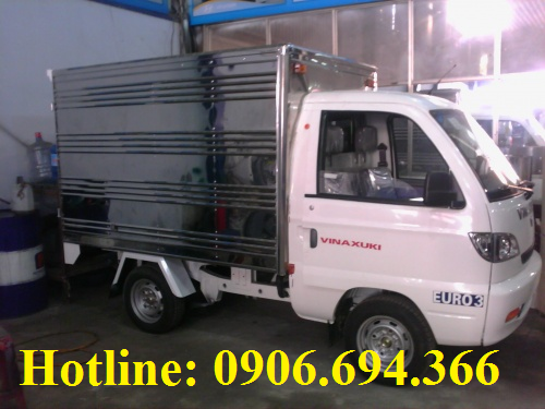 Bán xe tải Vinaxuki 550kg/ 650kg thùng bạt thùng kín giá rẻ giao ngay