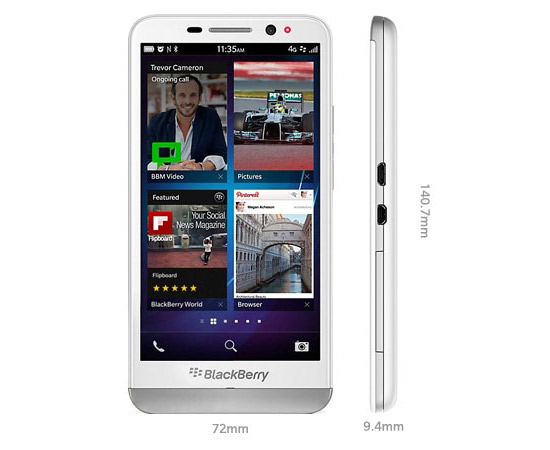 Z30 là smartphone thuộc tầm trung của BlackBerry kiểu dáng design da dạng, chế độ nhận bảo hành ưu đ