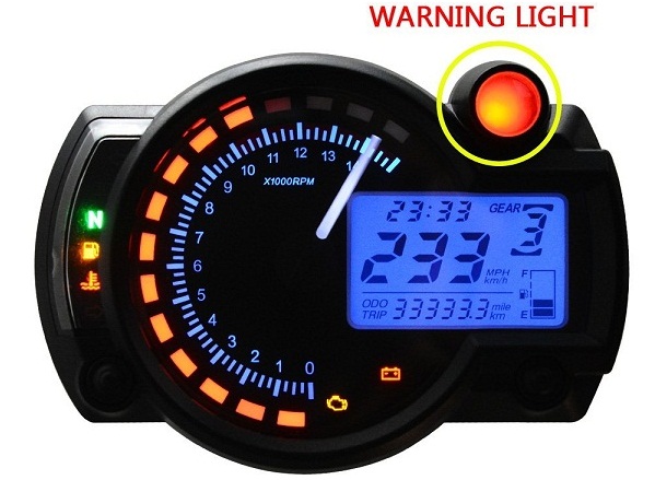 Màn Hình Motorcycle Odometer Speedometer LCD Digital Kit