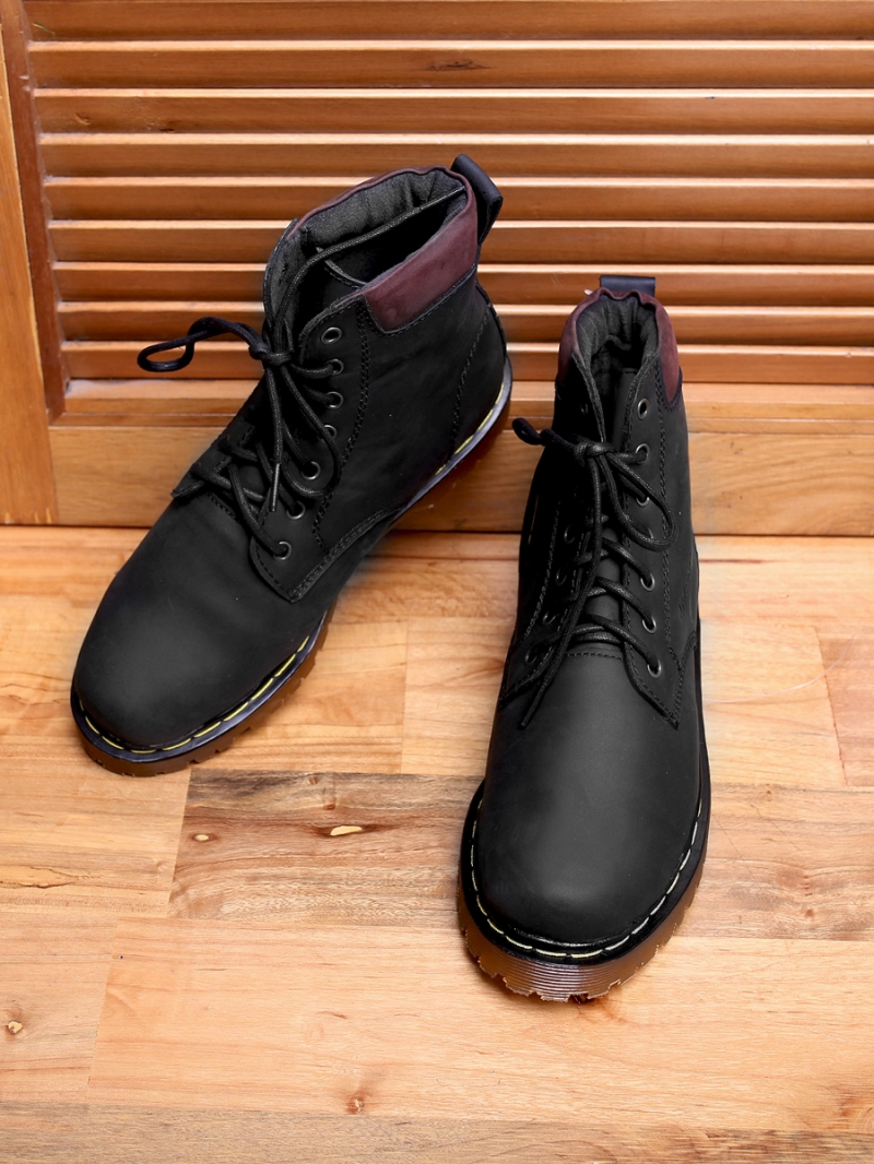 Giày Boot Cổ Cao Đen G101