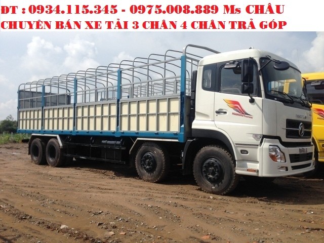 Chuyên bán trả góp xe tải dongfeng 4 chân 4 giò 17 tấn 9/ 17T9/ 17.9 tấn