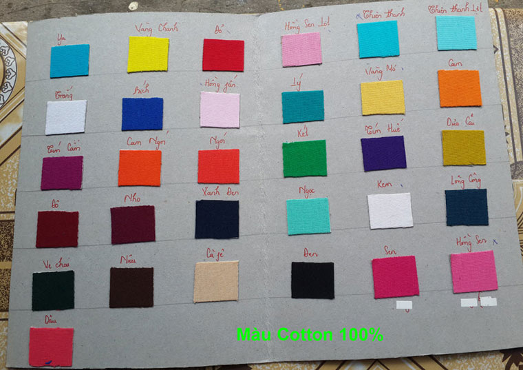 Chất lượng vải thun Cotton