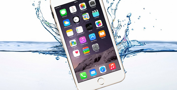 iphone 6 plus bị vô nước nên làm gì