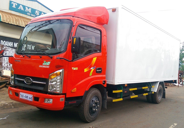 xe tải veam vt260 1,9 tấn thùng dài 6m1 chạy trong thành phố giá rẻ nhất