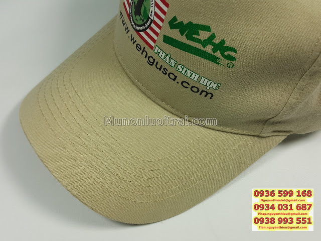 Công ty may nón lưỡi trai in theo yêu cầu, Nhà cung cấp nón kết du lịch giá rẻ, Cơ sở sản xuất nón