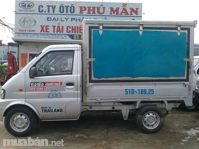 Xe tải Thái Lan DFSK k01 710kg thùng kín giá rẽ thị trường