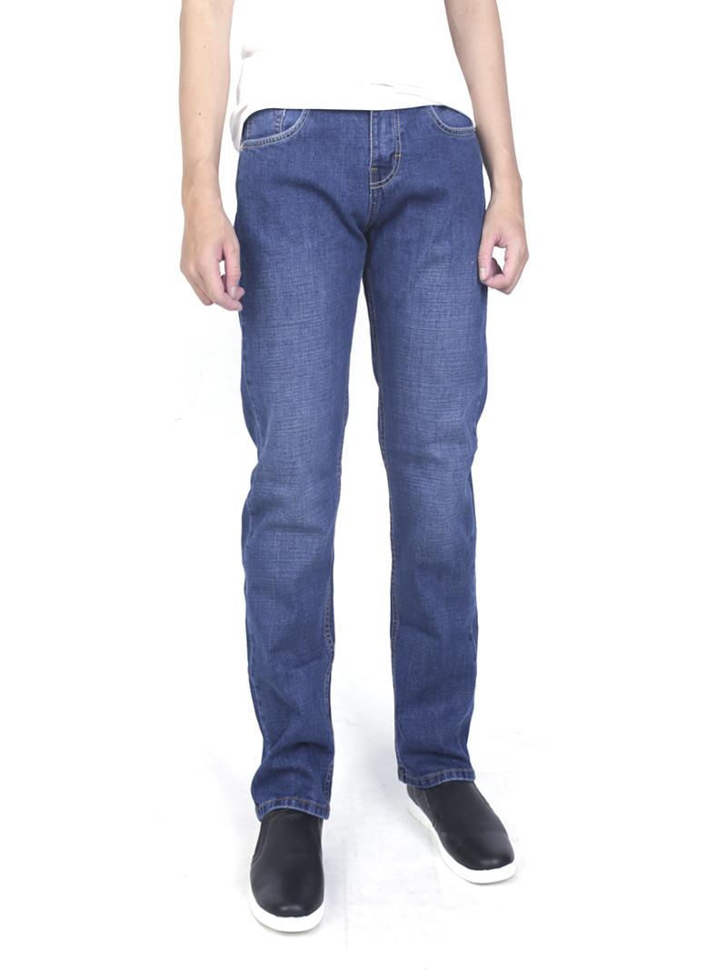 Quần Jeans Ống Đứng Xanh QJ1595